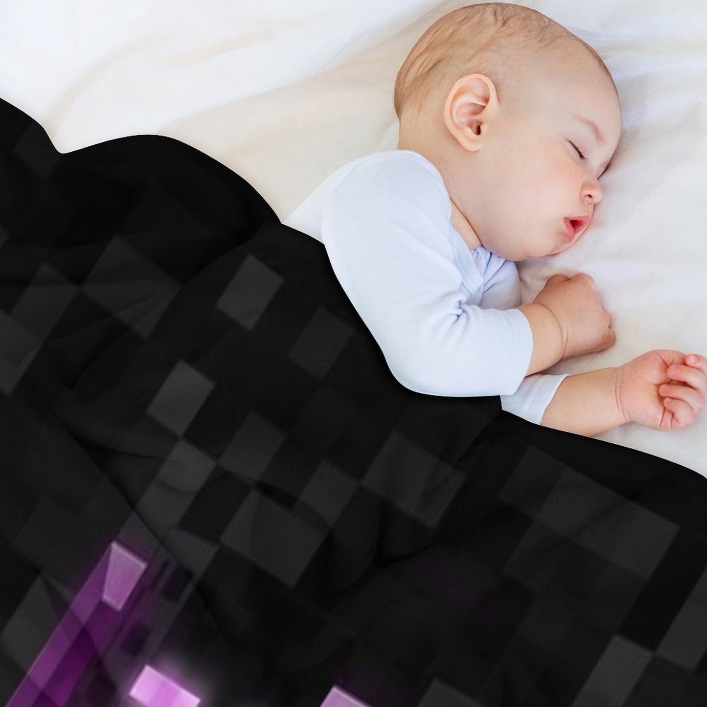 Enderman Minecrafter Enderdragon Throw Blanket
