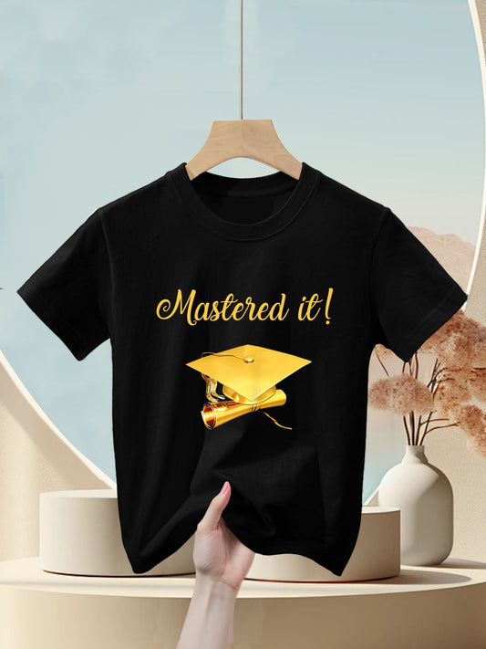 Womens Mastered It!, Graduation MD Graduate Gift Kids T-Shirt