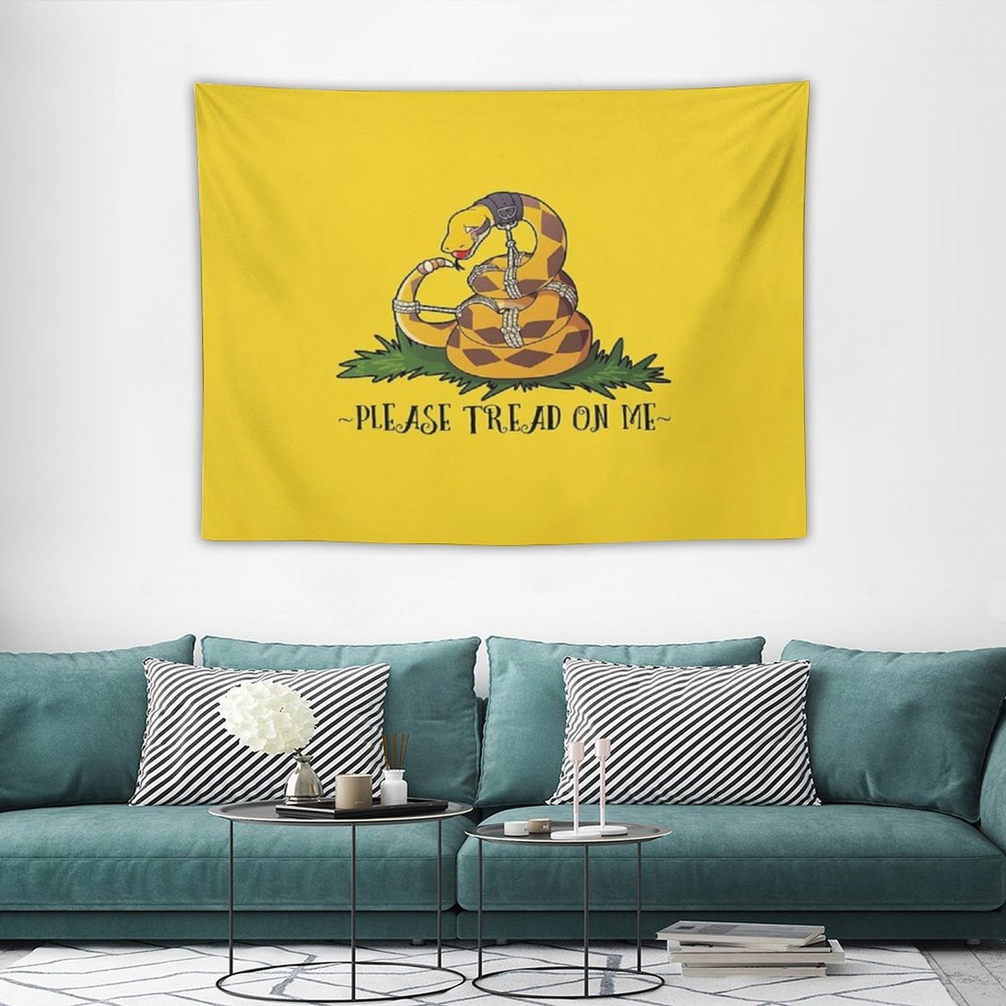 Please Tread On Me Tapestry