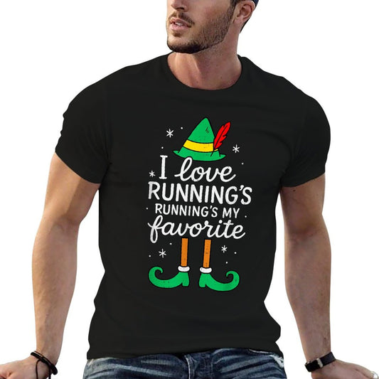 Funny Running Christmas Run Runner Xmasn Girl Boys Kids Breathable T-Shirt