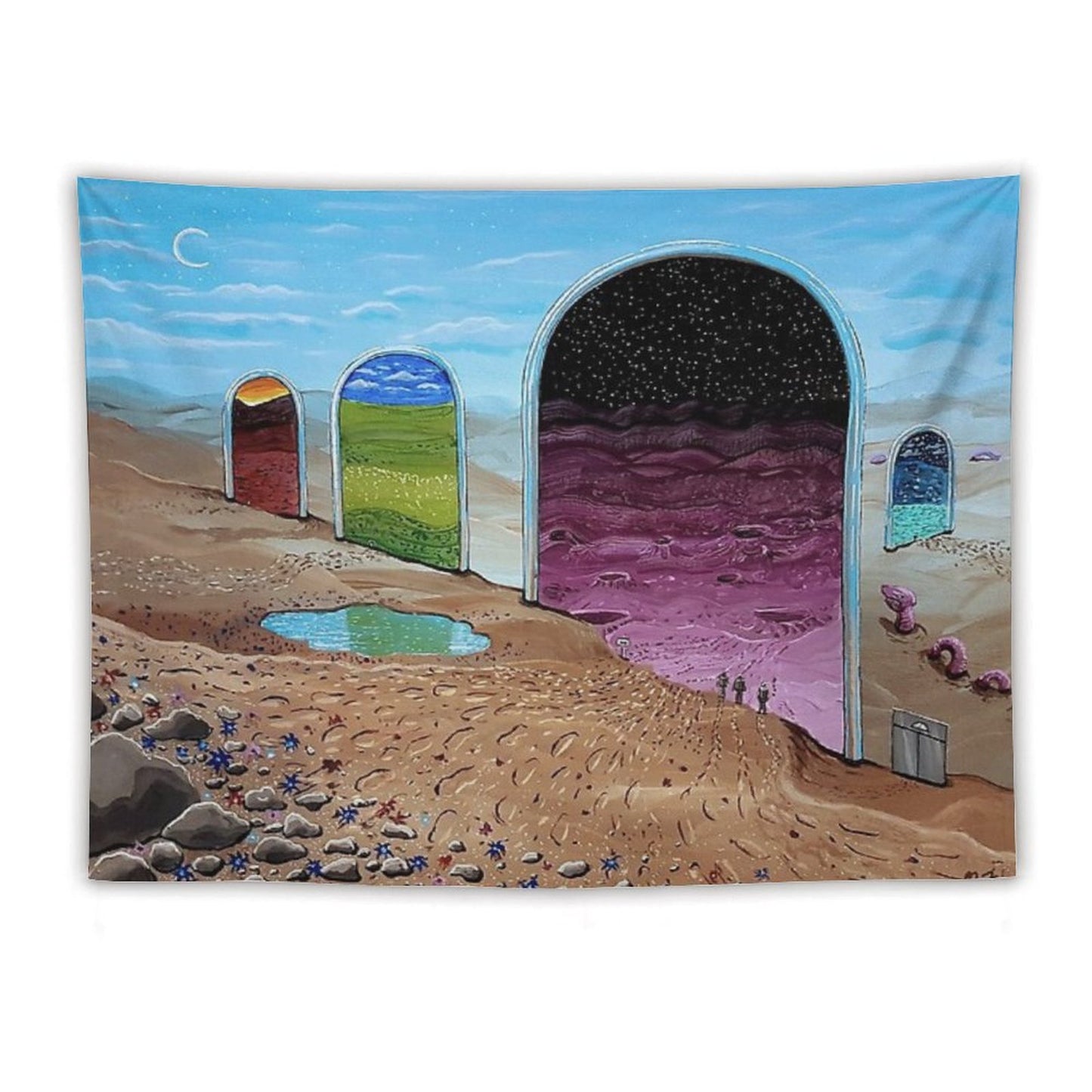 Between Nowhere Tapestry