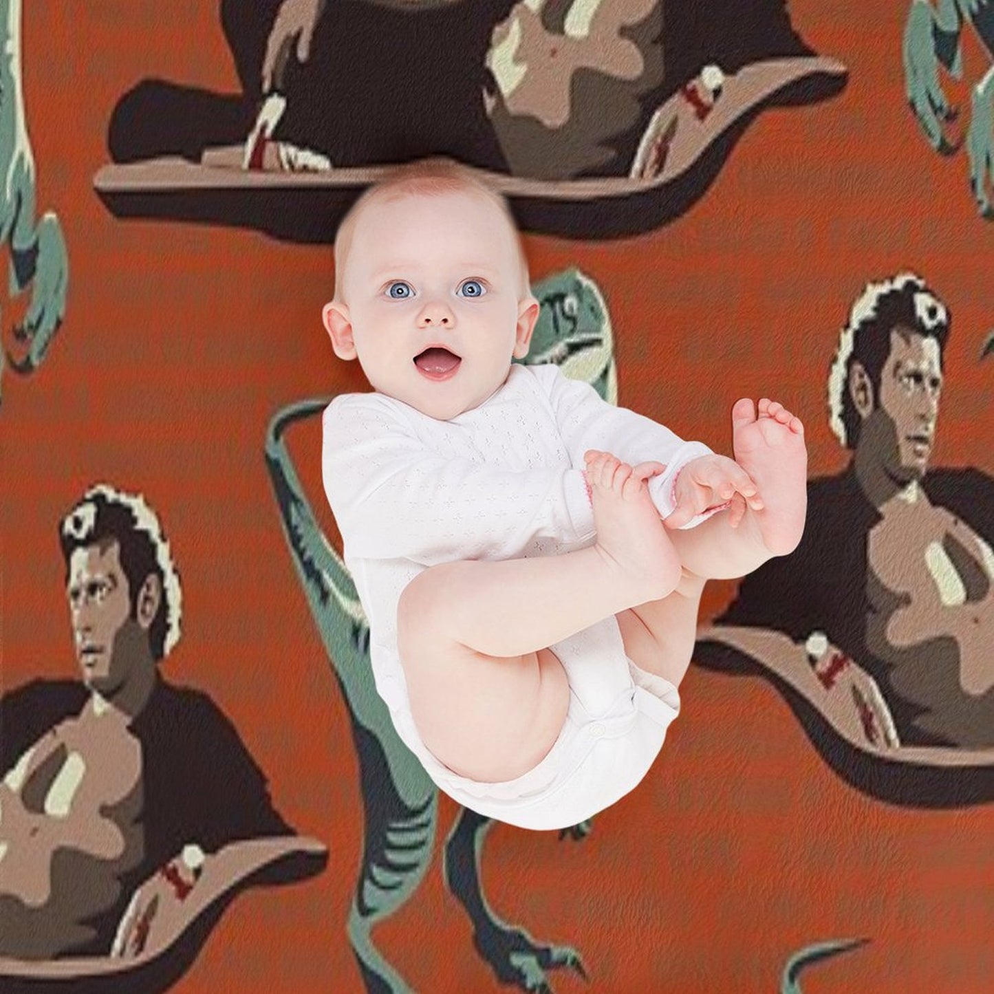 Jurassic Geniuses Throw Blanket