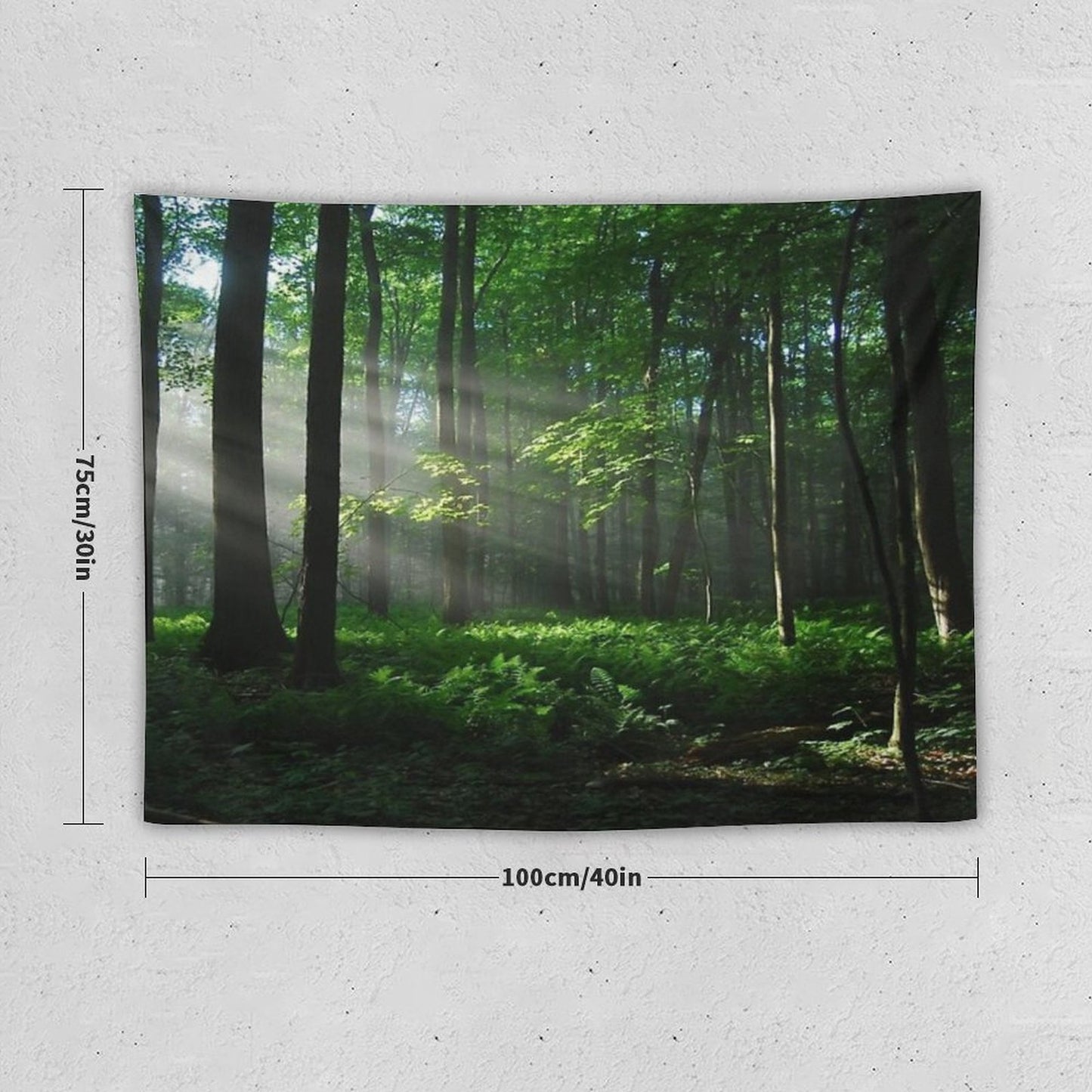 Lighted Forest Tapestry