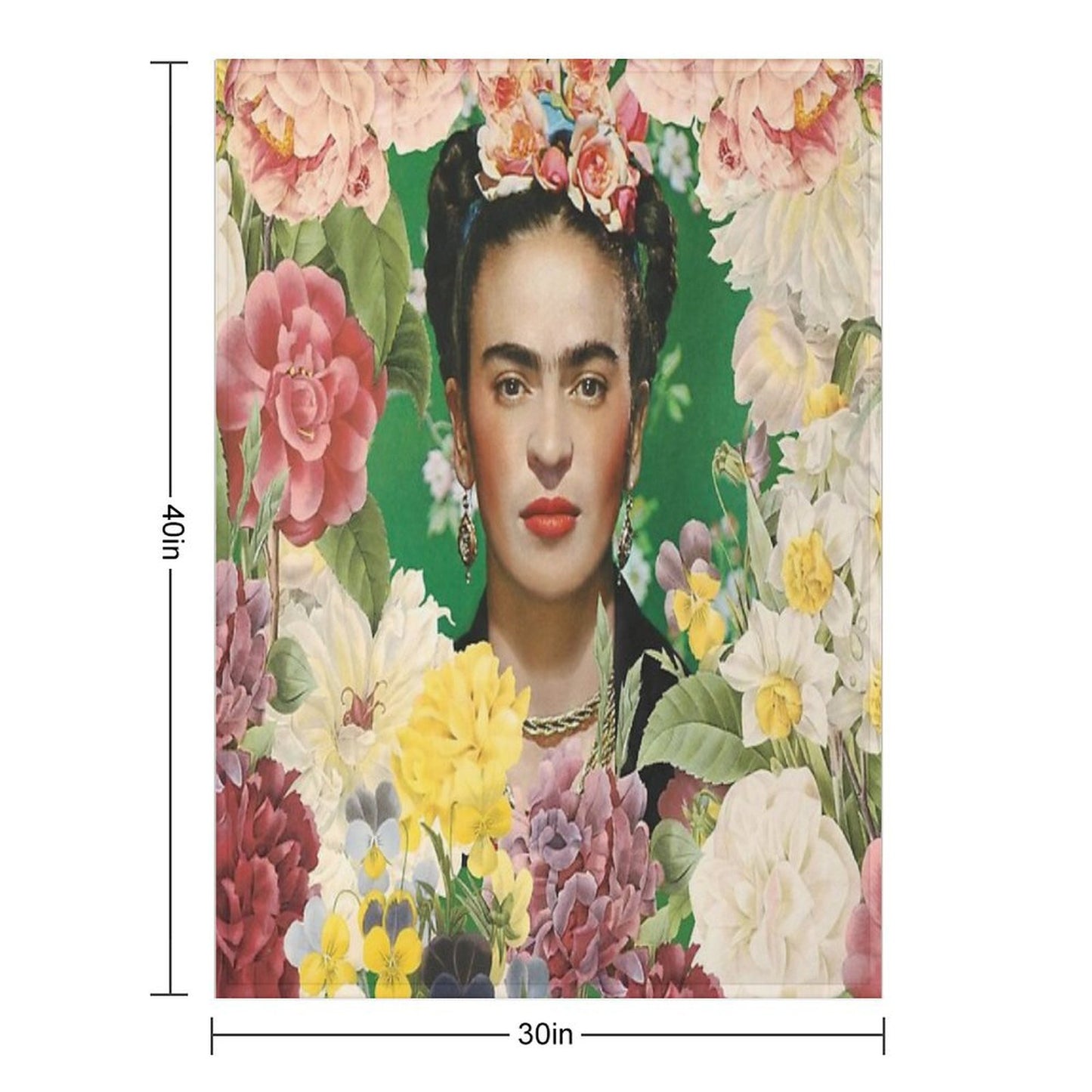 Frida Kahlo IV Throw Blanket