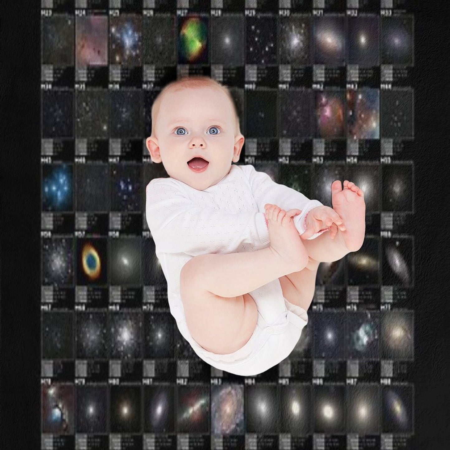 The Messier Objects Throw Blanket