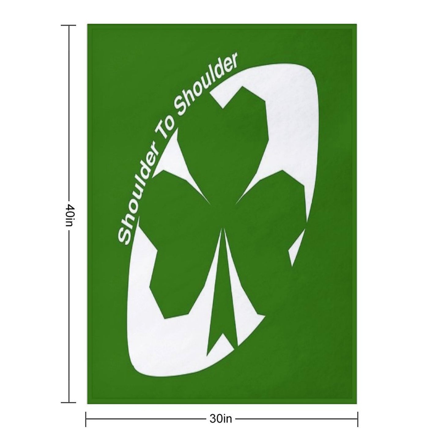 Rugby Ireland Throw Blanket