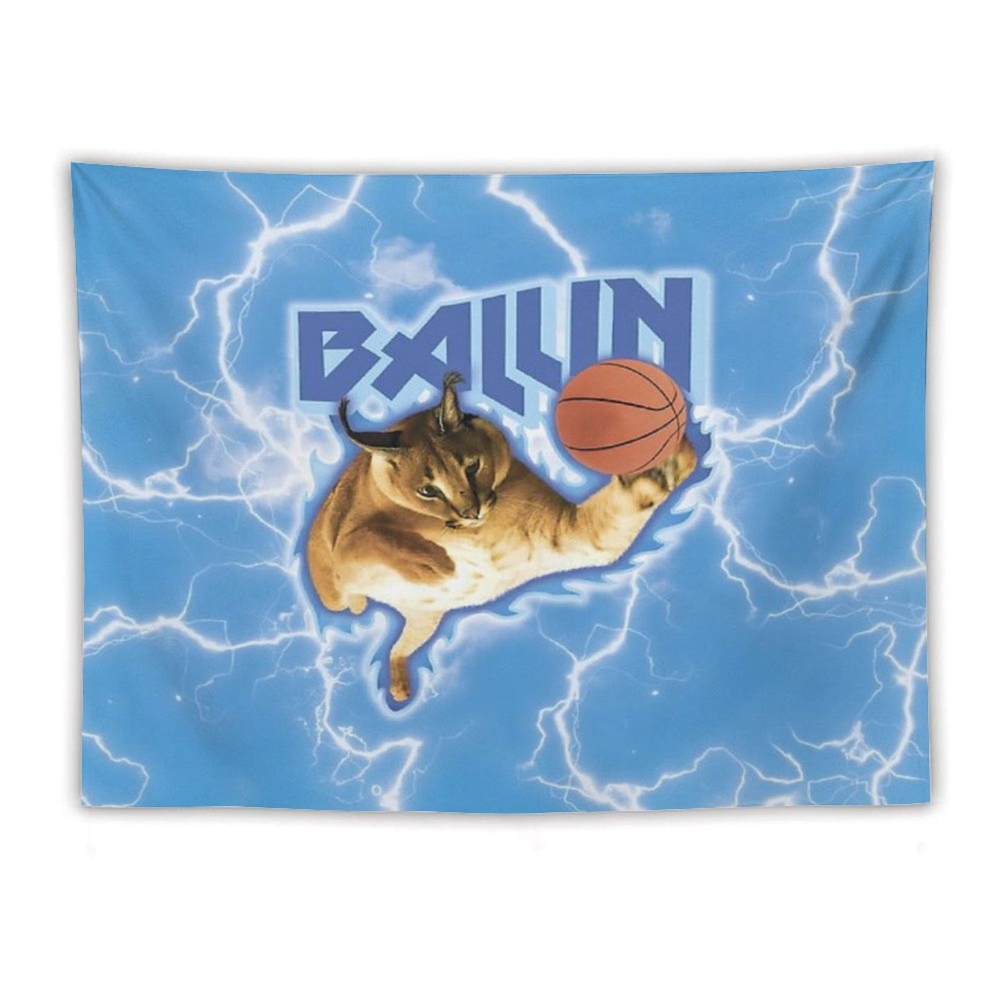 BIG FLOPPA BALLING FLAG Tapestry