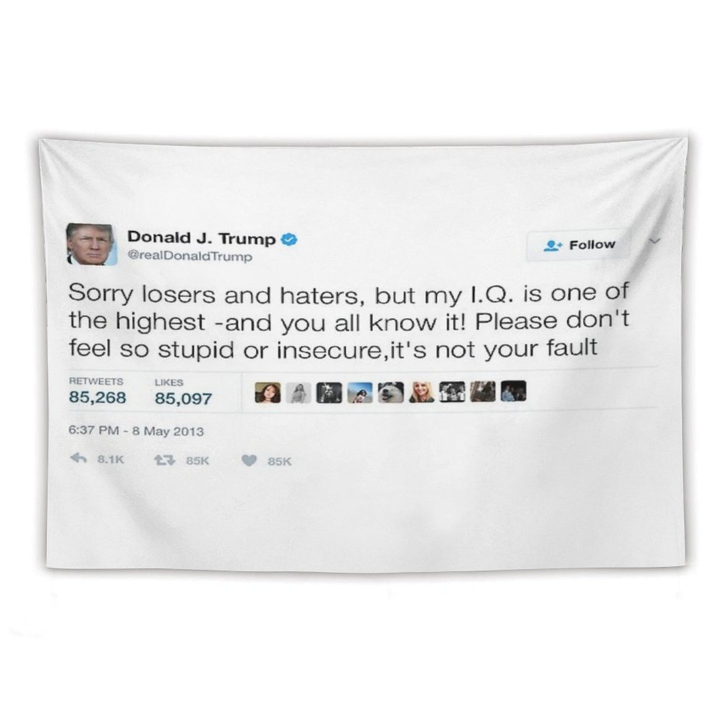 Donald Trump - My IQ Is One of The Highest Tapestry
