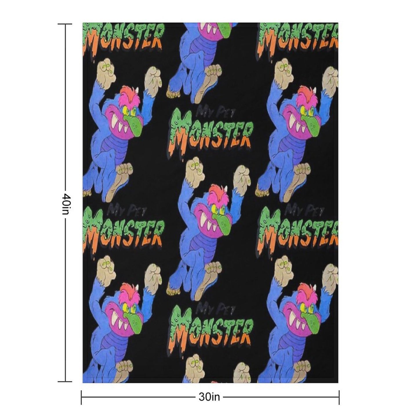 My Pet Monster Throw Blanket