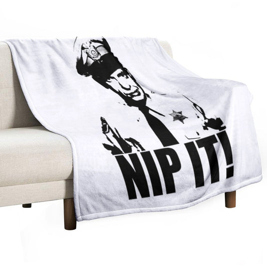 Andy Griffith Show T-ShirtBarney Fife - Nip It! Throw Blanket