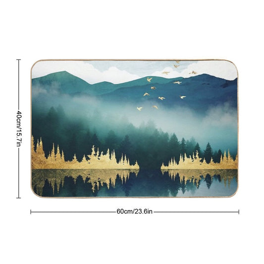 Mist Reflection Bath Mat