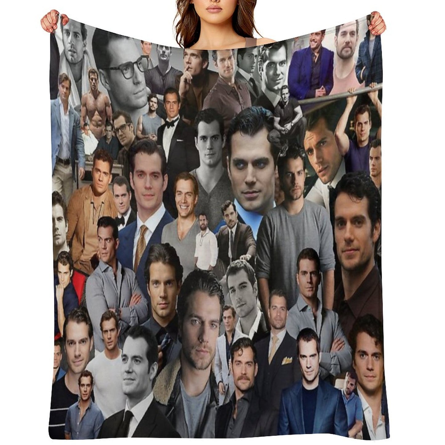 Henry Cavill Throw Blanket
