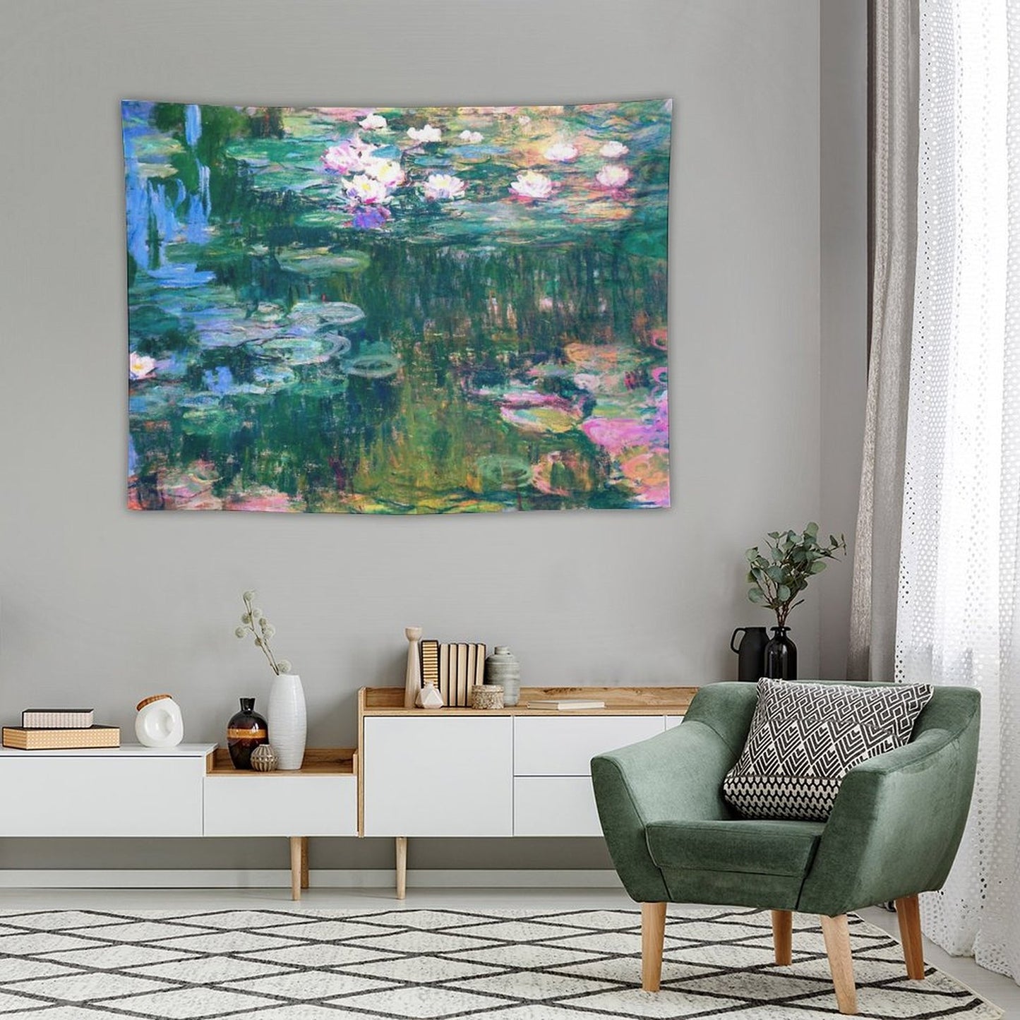 Water Lilies Monet Tapestry