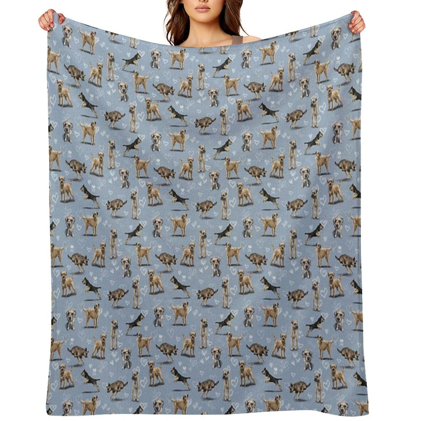The Border Terrier Throw Blanket
