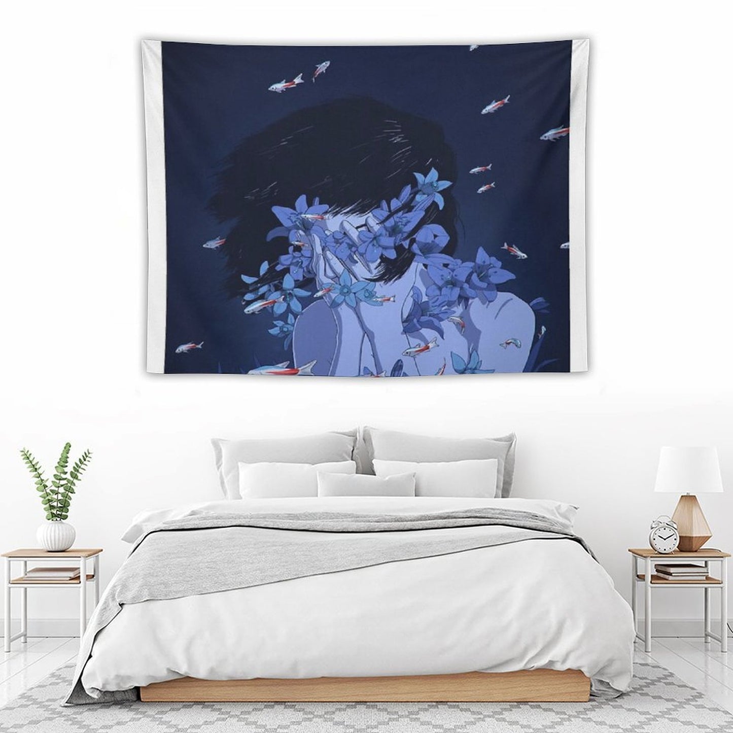 Perfect Blue Tapestry
