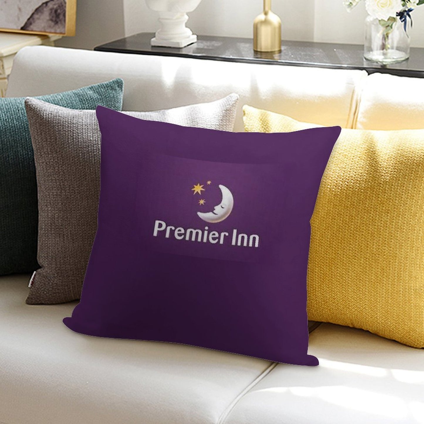 PREMIER INN Soft Luxury Feel Throw Pillow