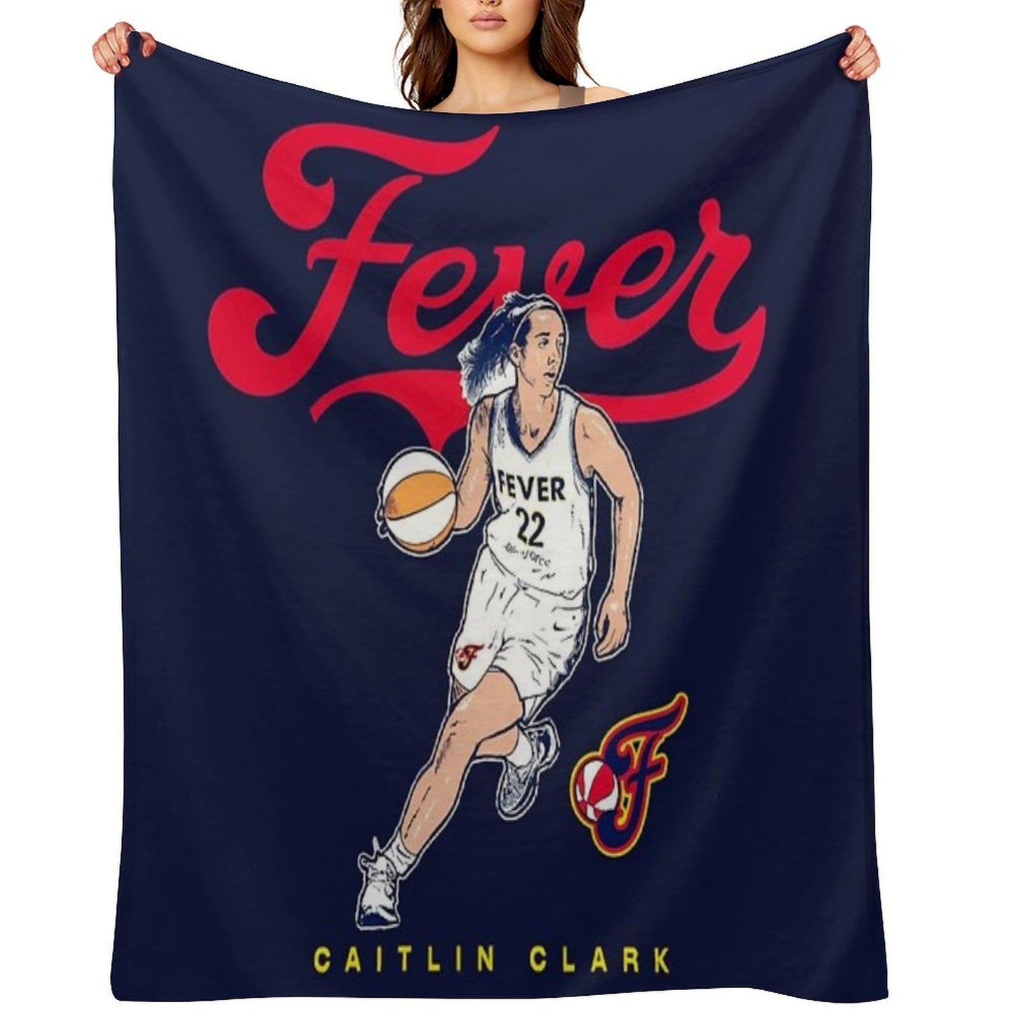 Caitlin Clark 22 Throw Blanket