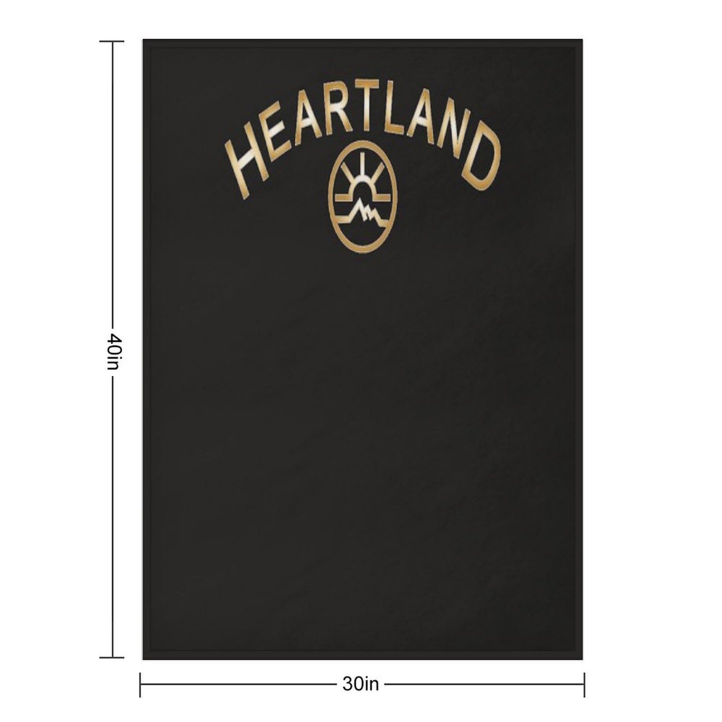 Heartland Logo Throw Blanket