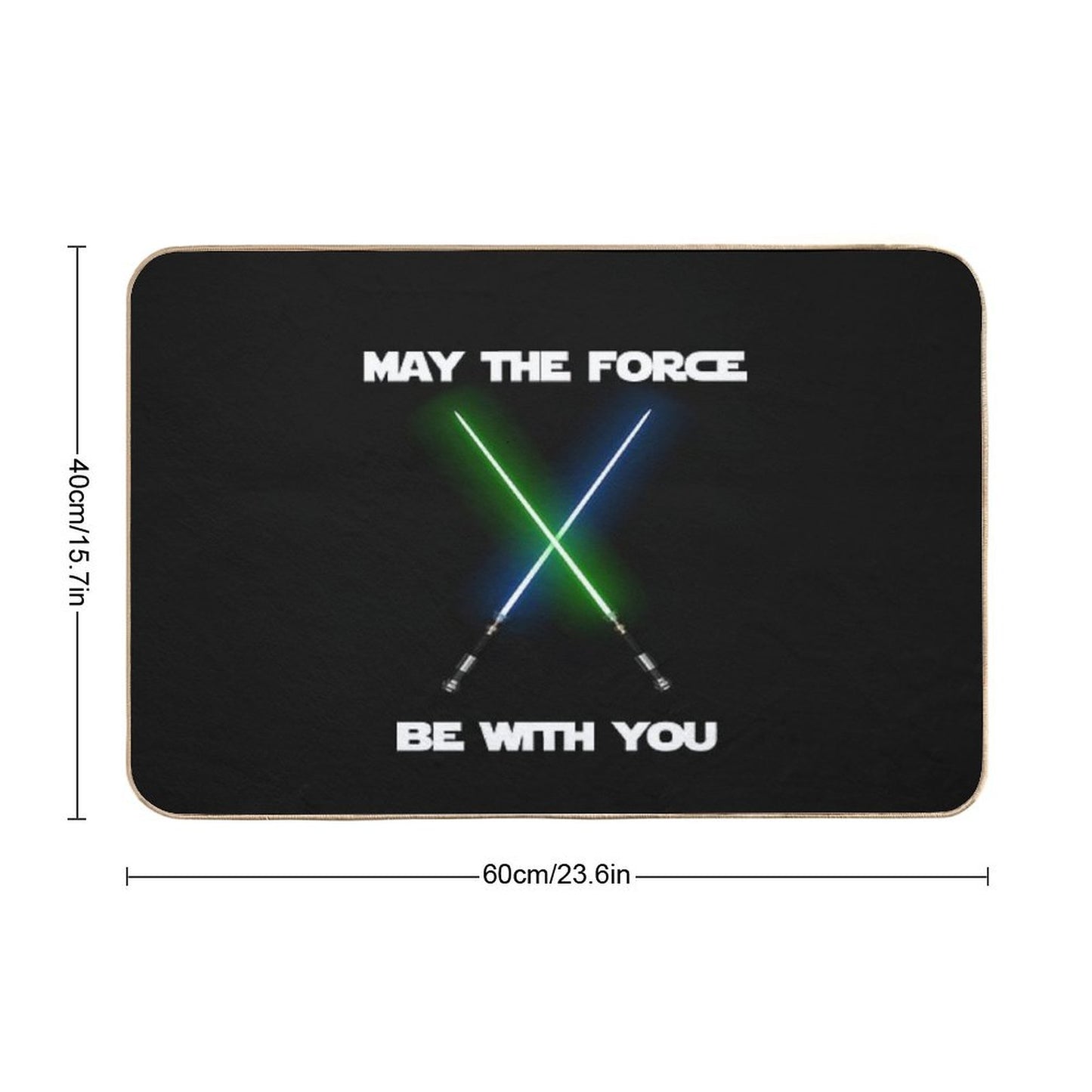 May The Force Be with You Bath Mat