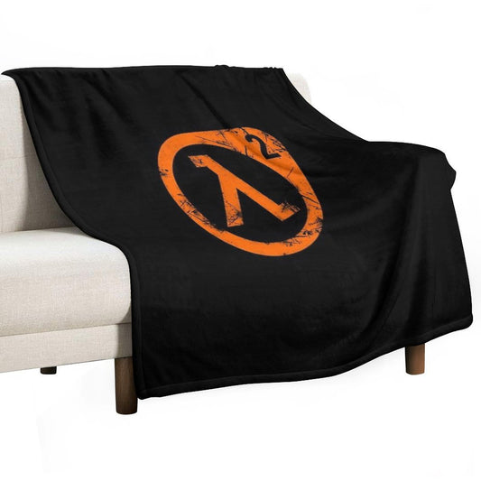 HL2 Orange Throw Blanket