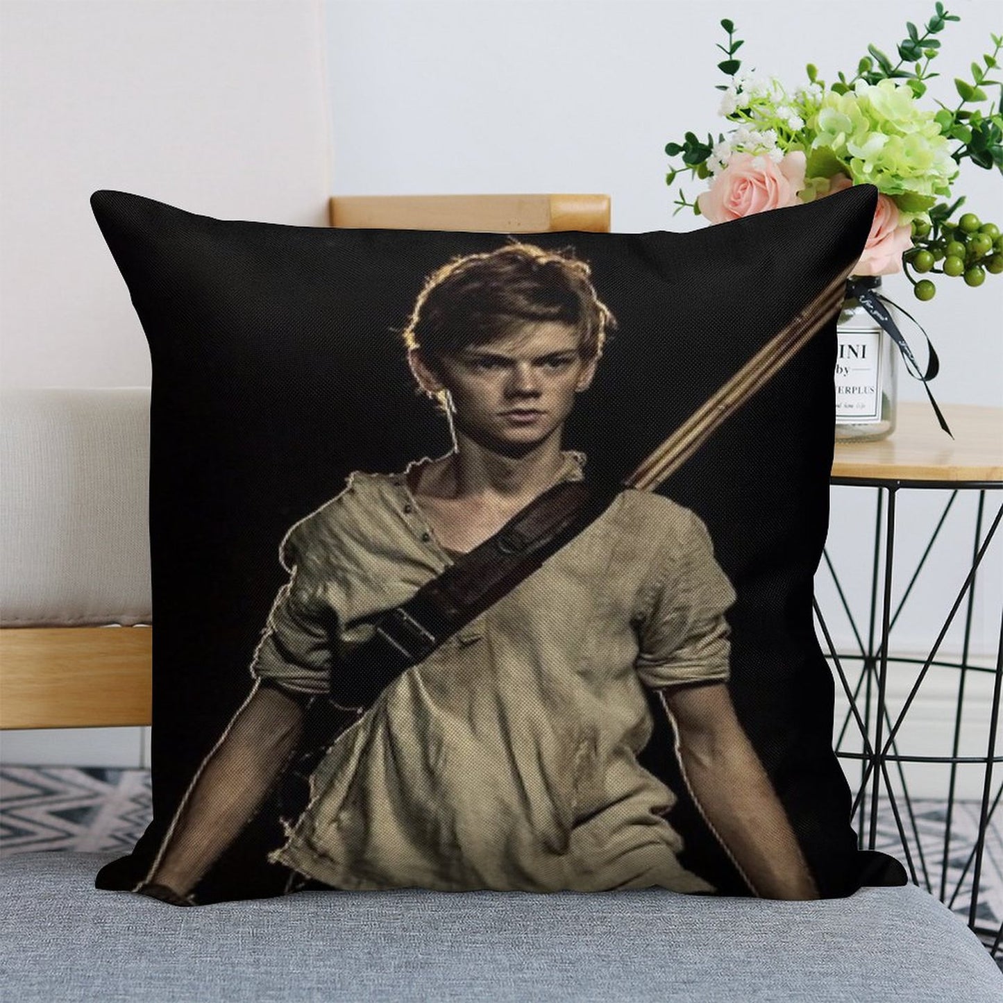 The Maze Runner - Newt 2 Linen Throw Pillow Cover