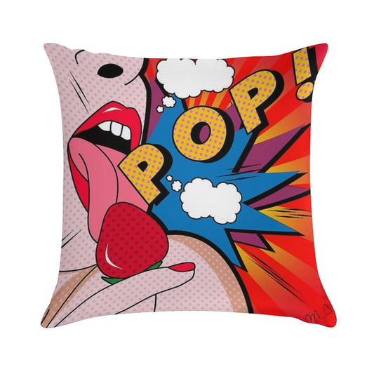 Pop Art Soft Warmth Comfort Throw Pillow