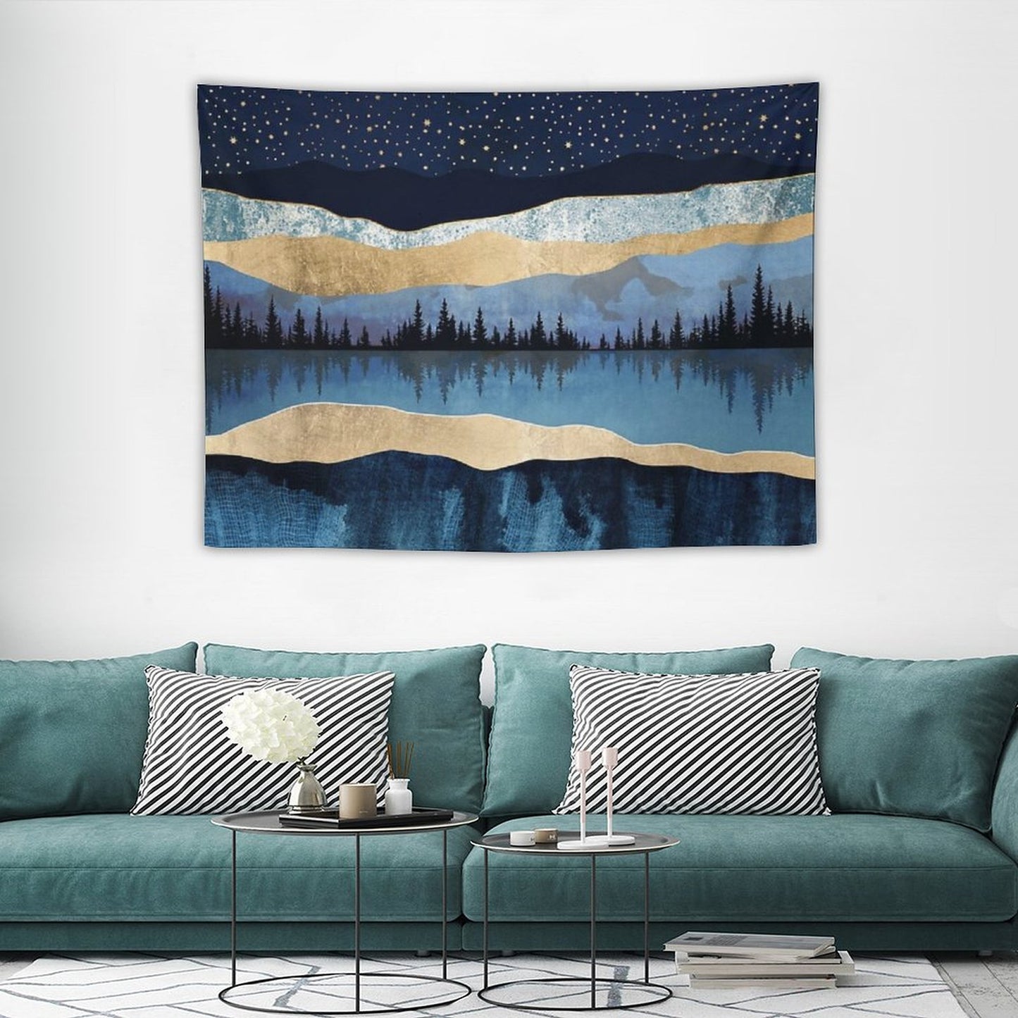 Midnight Lake Tapestry