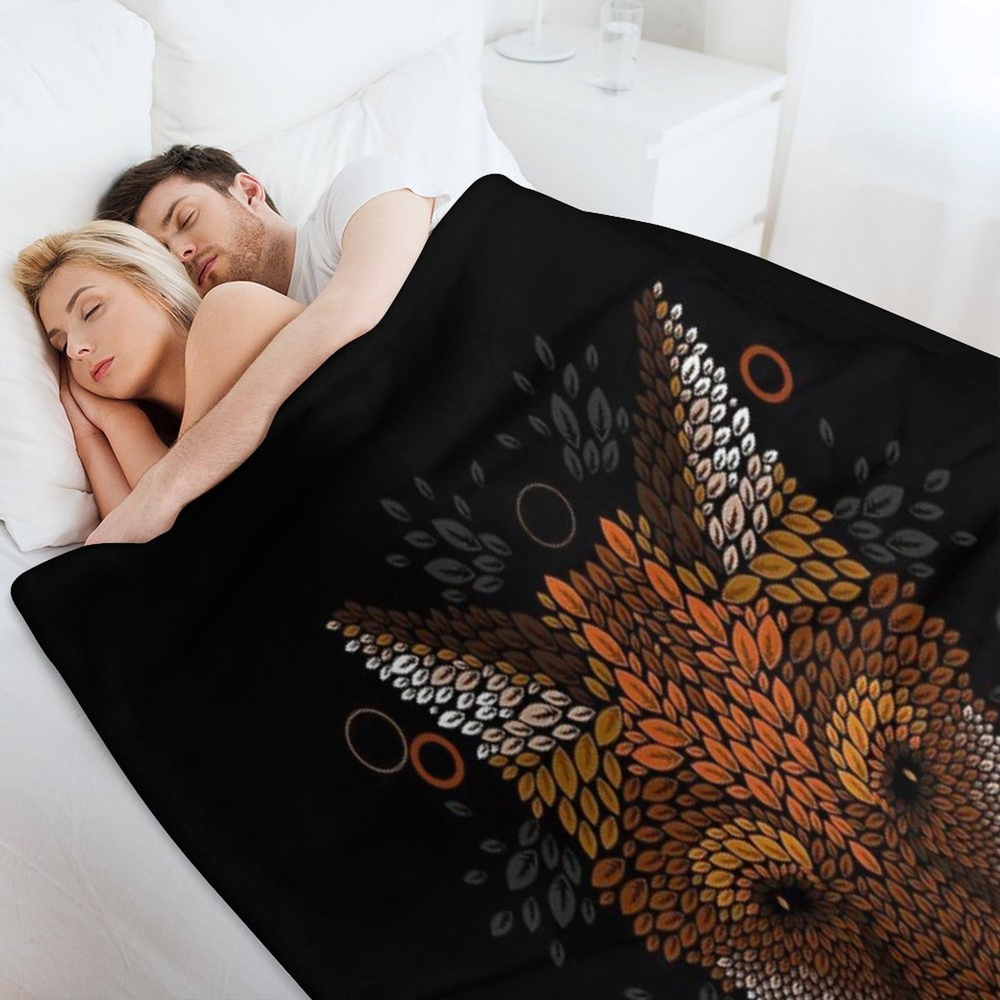Fox Face Throw Blanket