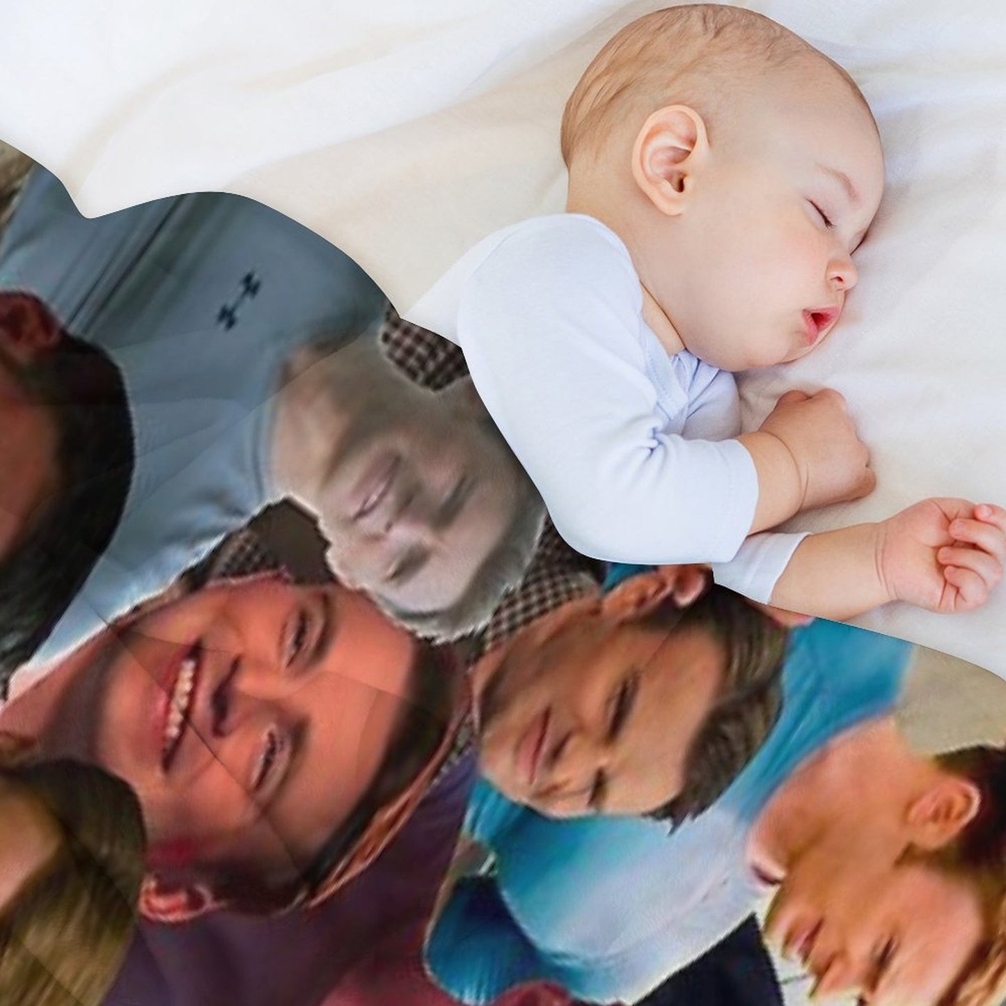 Chris Evans Photo Collage 2 Throw Blanket