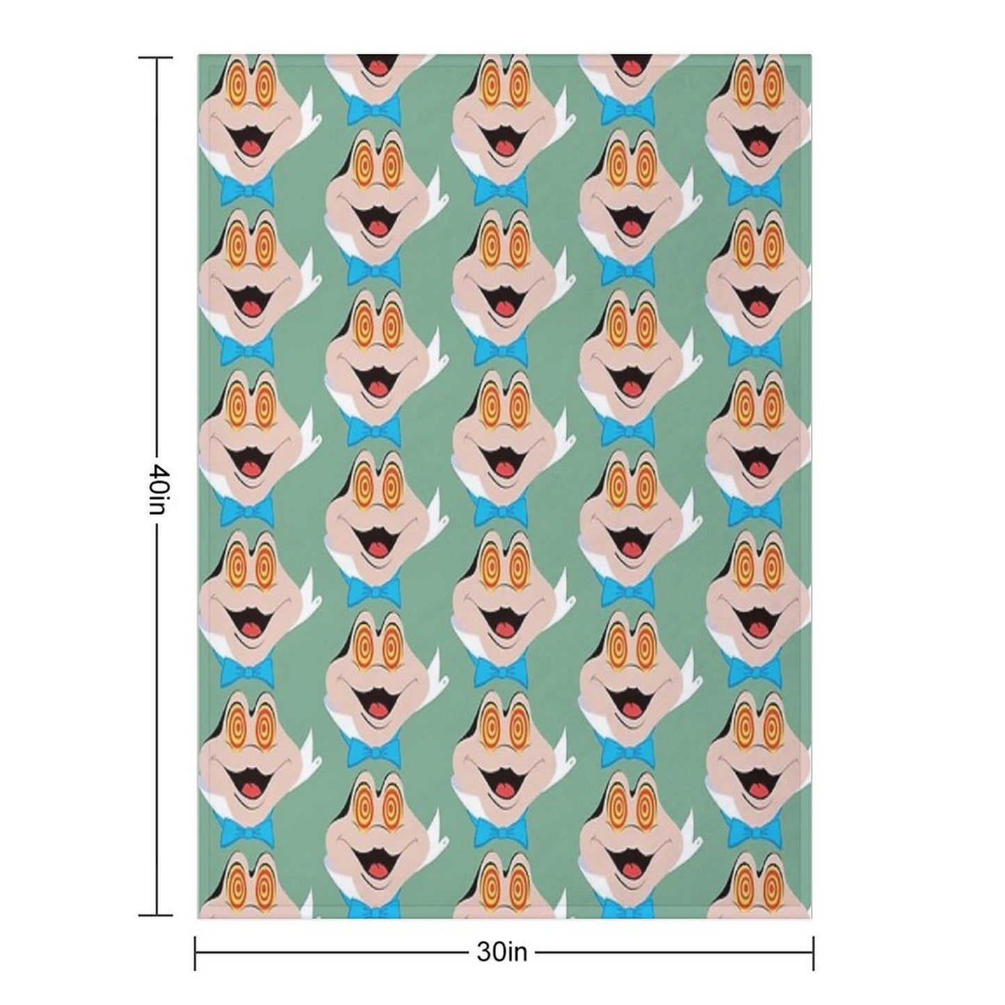Mr. Toad Throw Blanket
