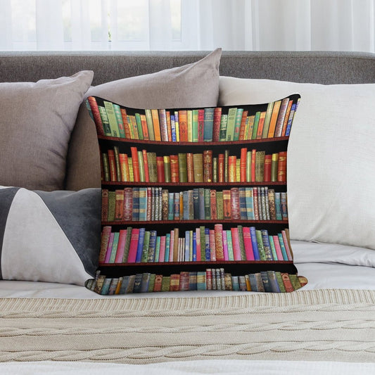 Jane Austen Antique Books, British Antique Books Soft Fade-Resistant Throw Pillow