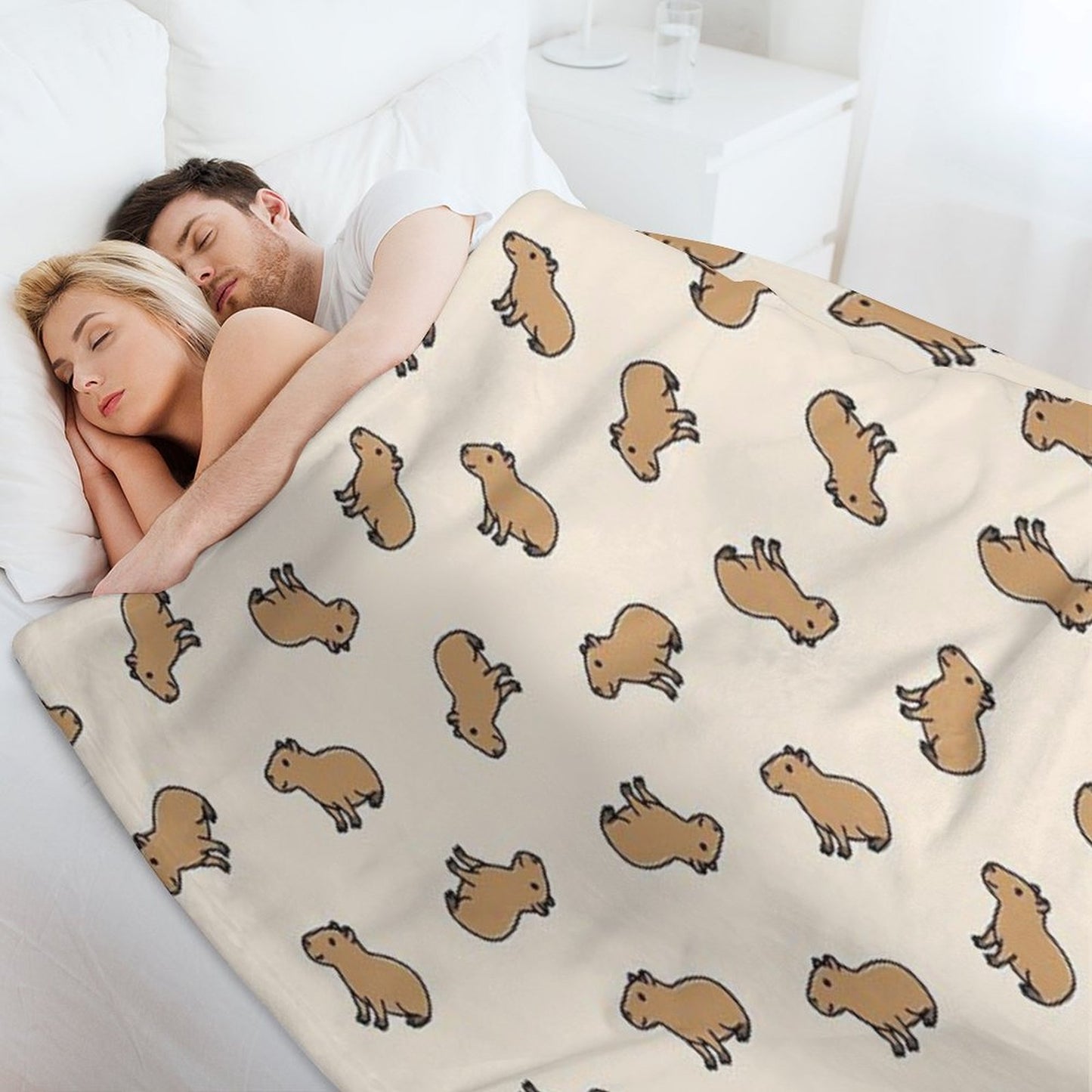 Capybara Throw Blanket