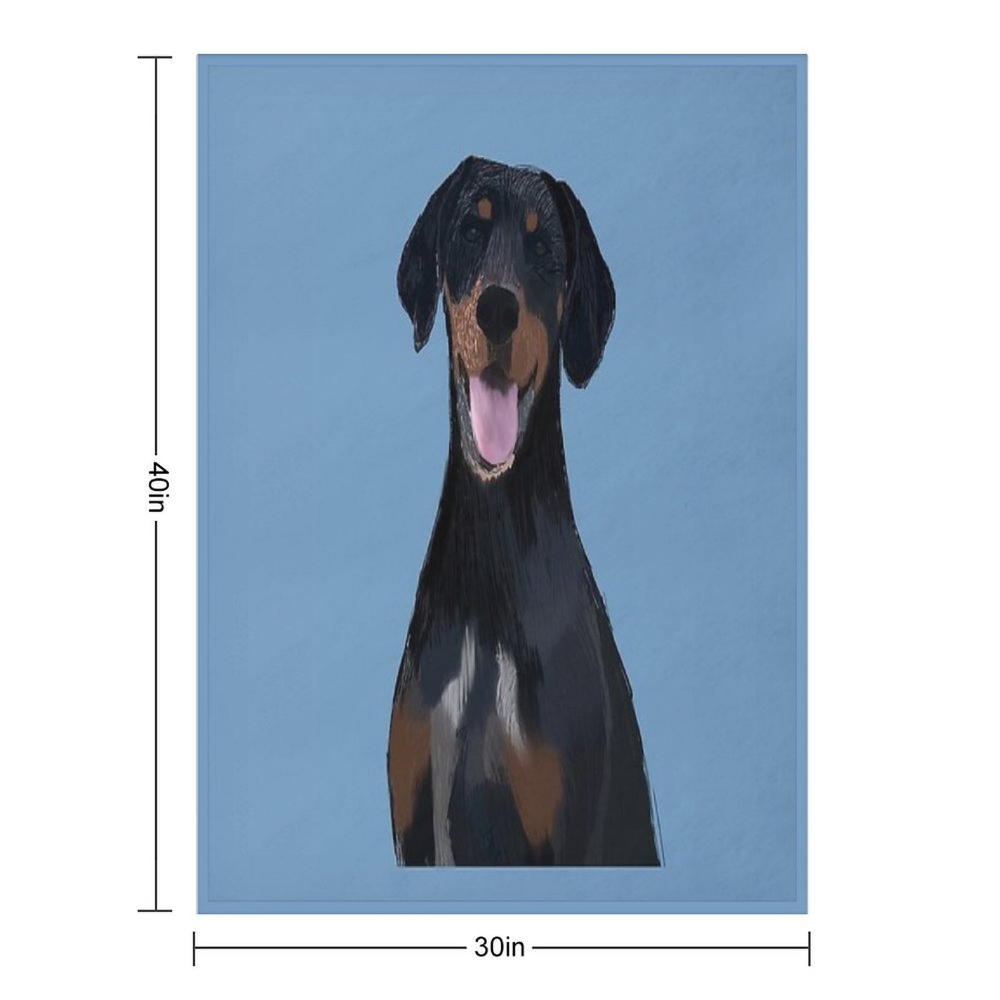 The Dog Throw Blanket
