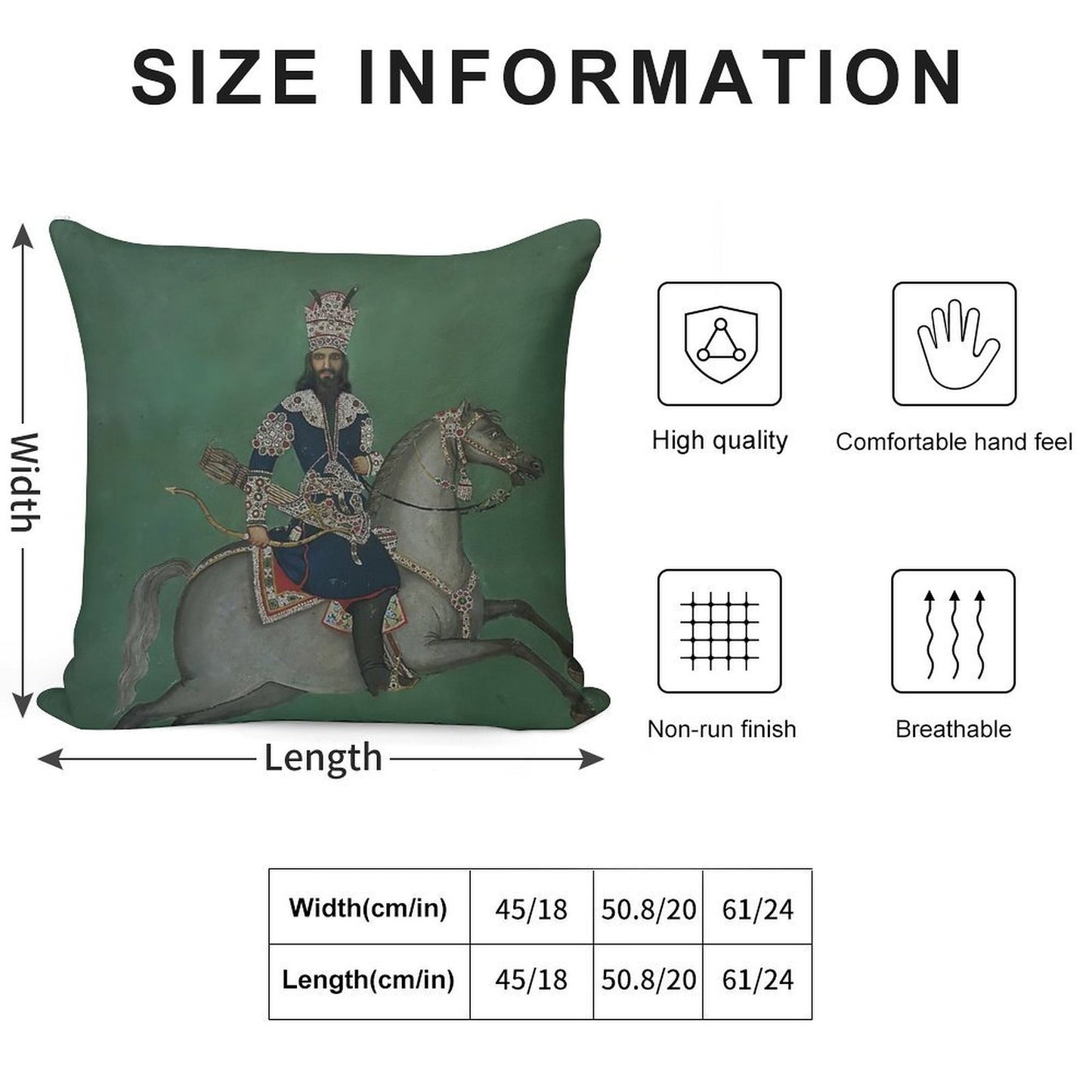 Nandor And Jahan Soft Durable Construction Throw Pillow