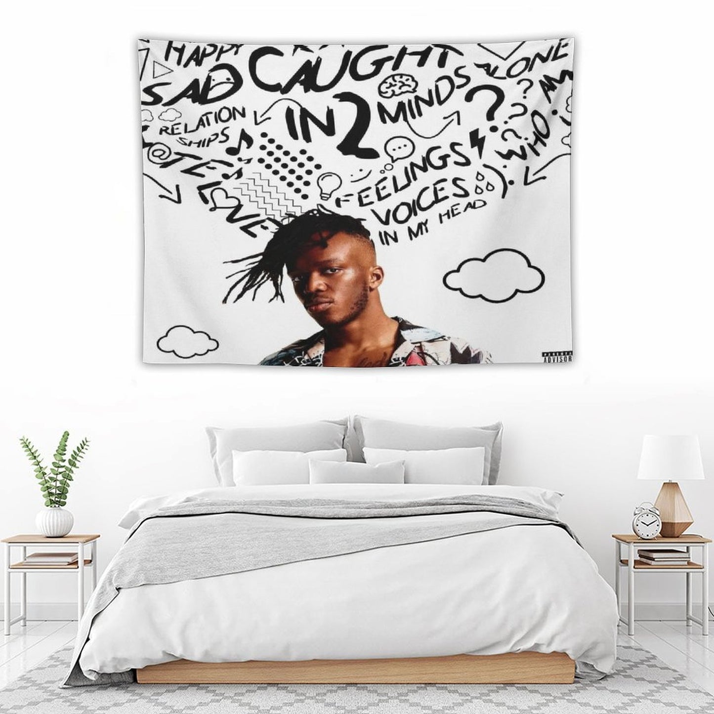 Caught In Two Minds Tapestry