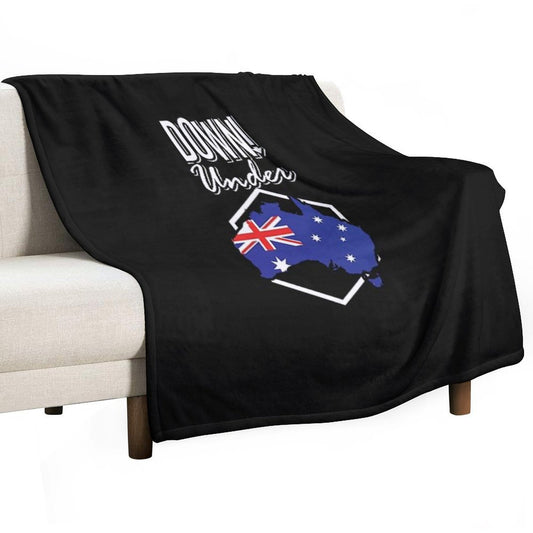 Down Under! Throw Blanket