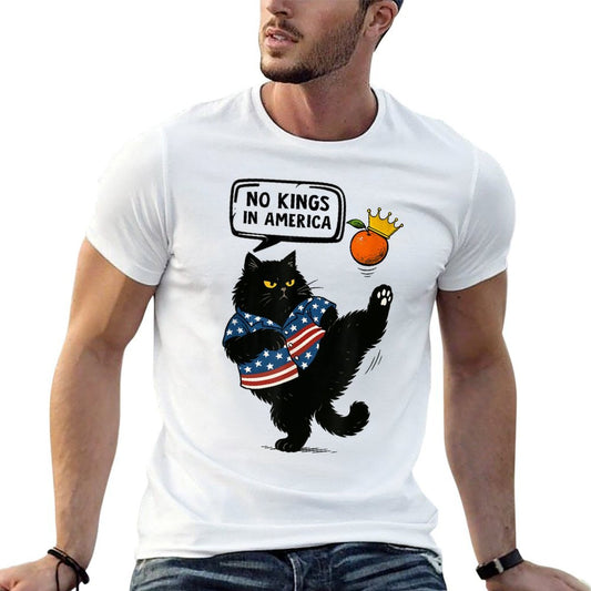 No King Lives Here No Kings in America Since 1776 Comfortable T-Shirt