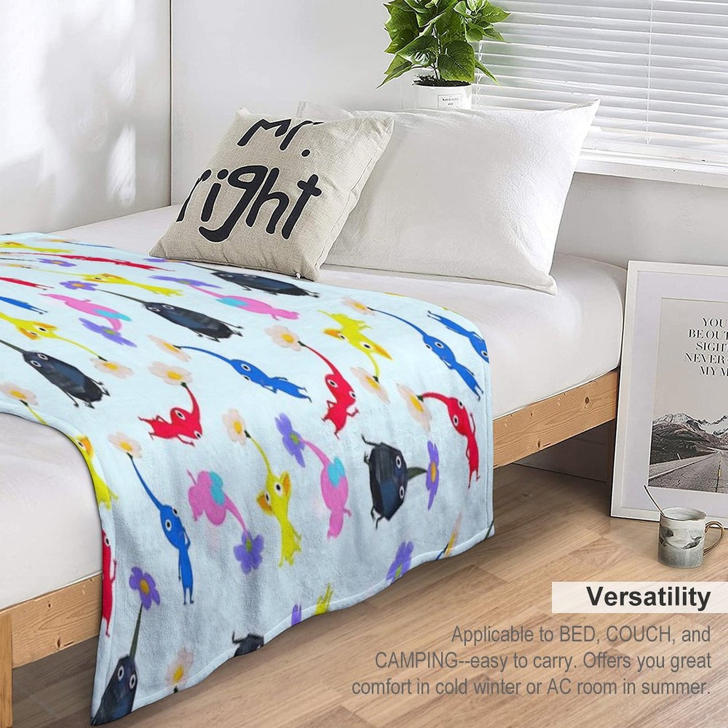 Pikmin Throw Blanket