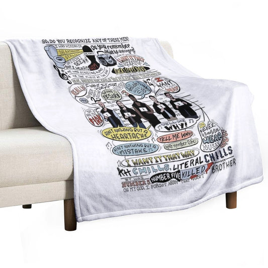 I Want It That Way B99 (Colorized) Throw Blanket