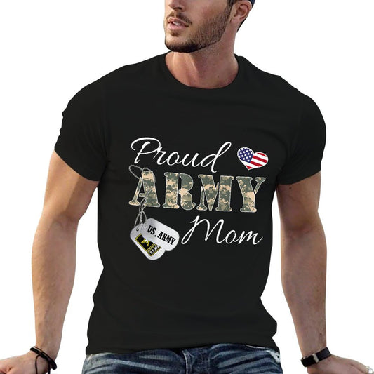 Proud Army Mom Army Graduation Gift Military Mom T-shirt T-Shirt