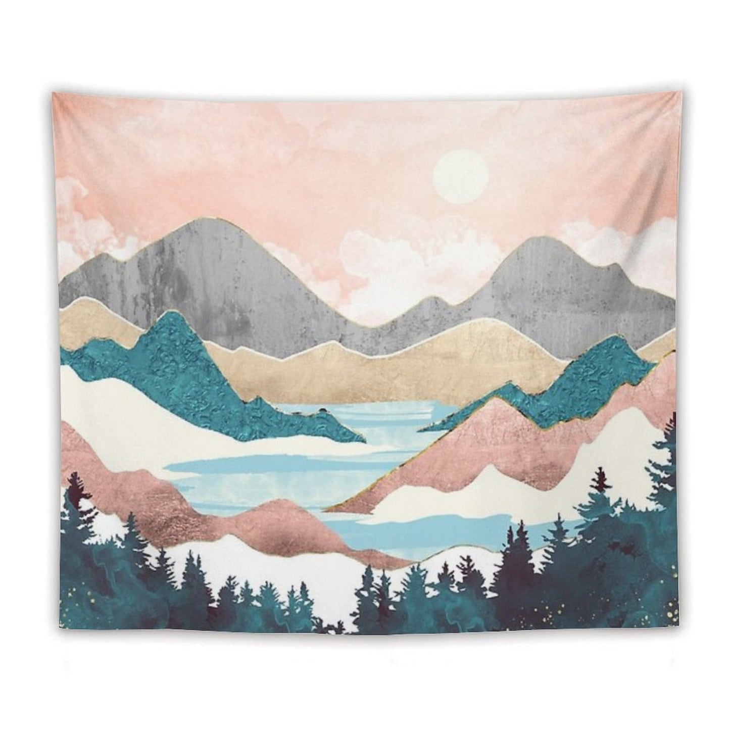 Lake Sunrise Tapestry