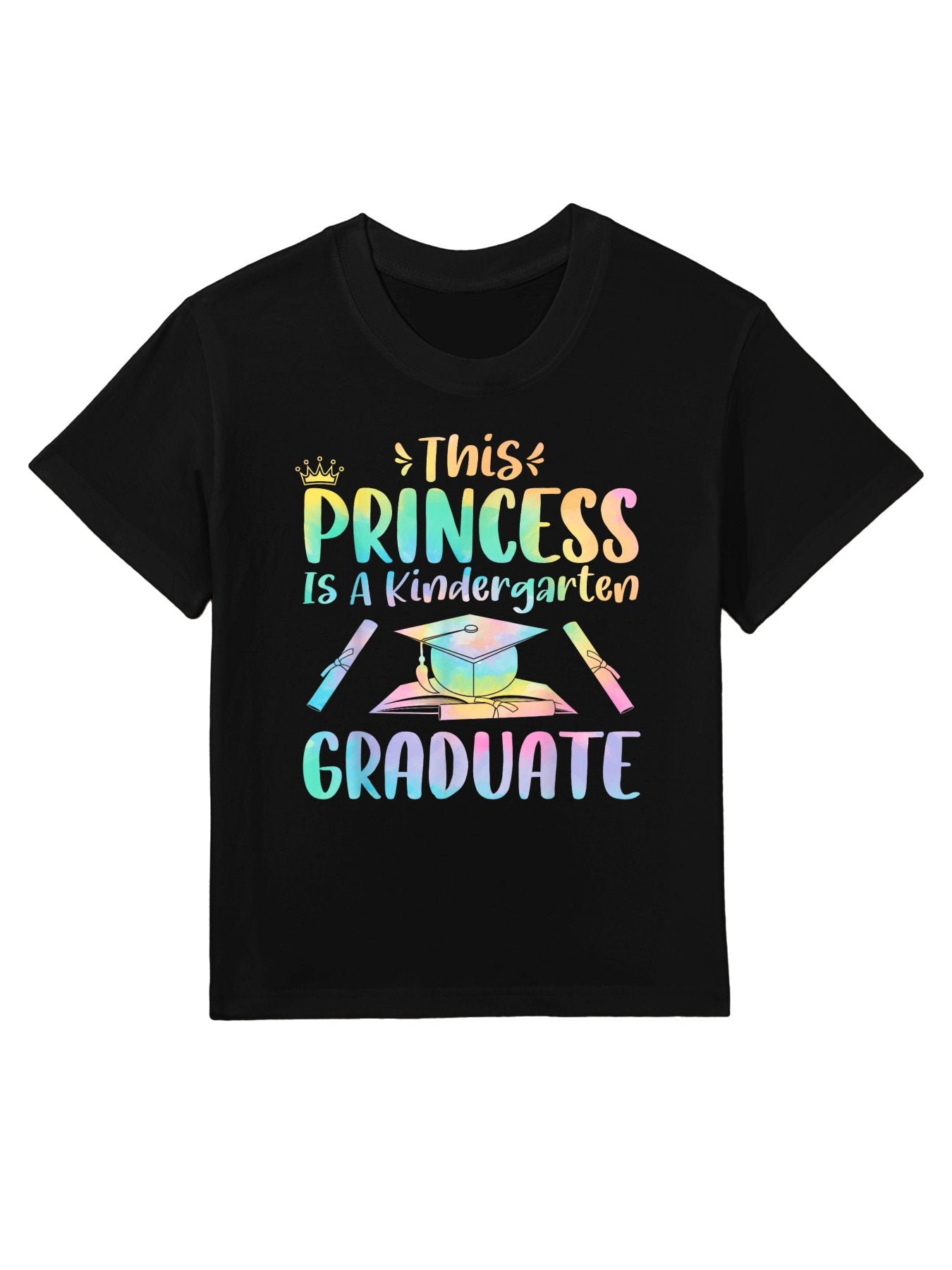 This Princess Is Kindergarten Graduate - Graduation Girl Kids T-Shirt