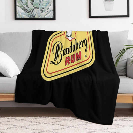BEST SELLER Bundaberg Rum Logo Merchandise Throw Blanket