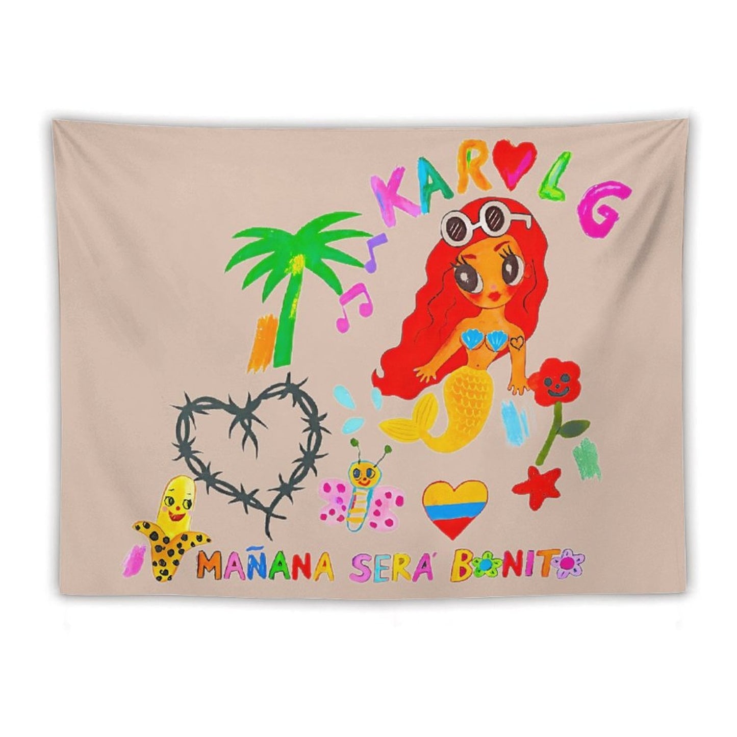 Manana Sera Bonito KAROL Merch G Tapestry