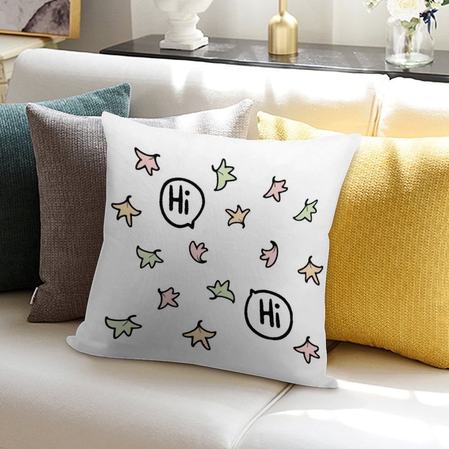 Heartstopper - Charlie And Nick - Hi Soft Ultra-Soft Texture Throw Pillow