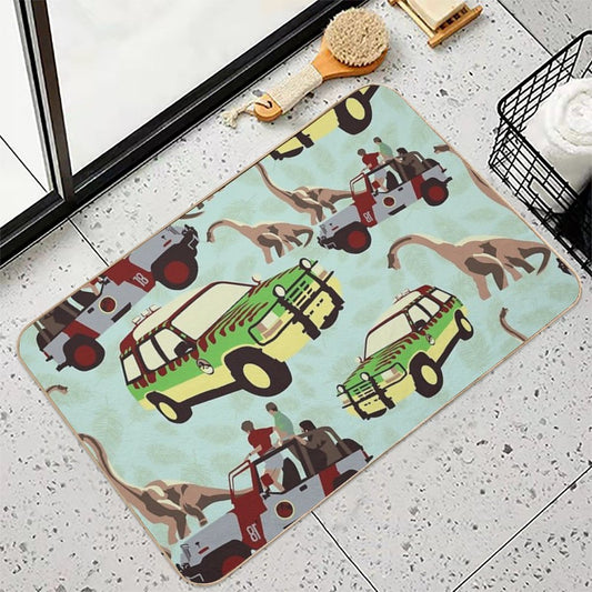Jurassic Ride Bath Mat