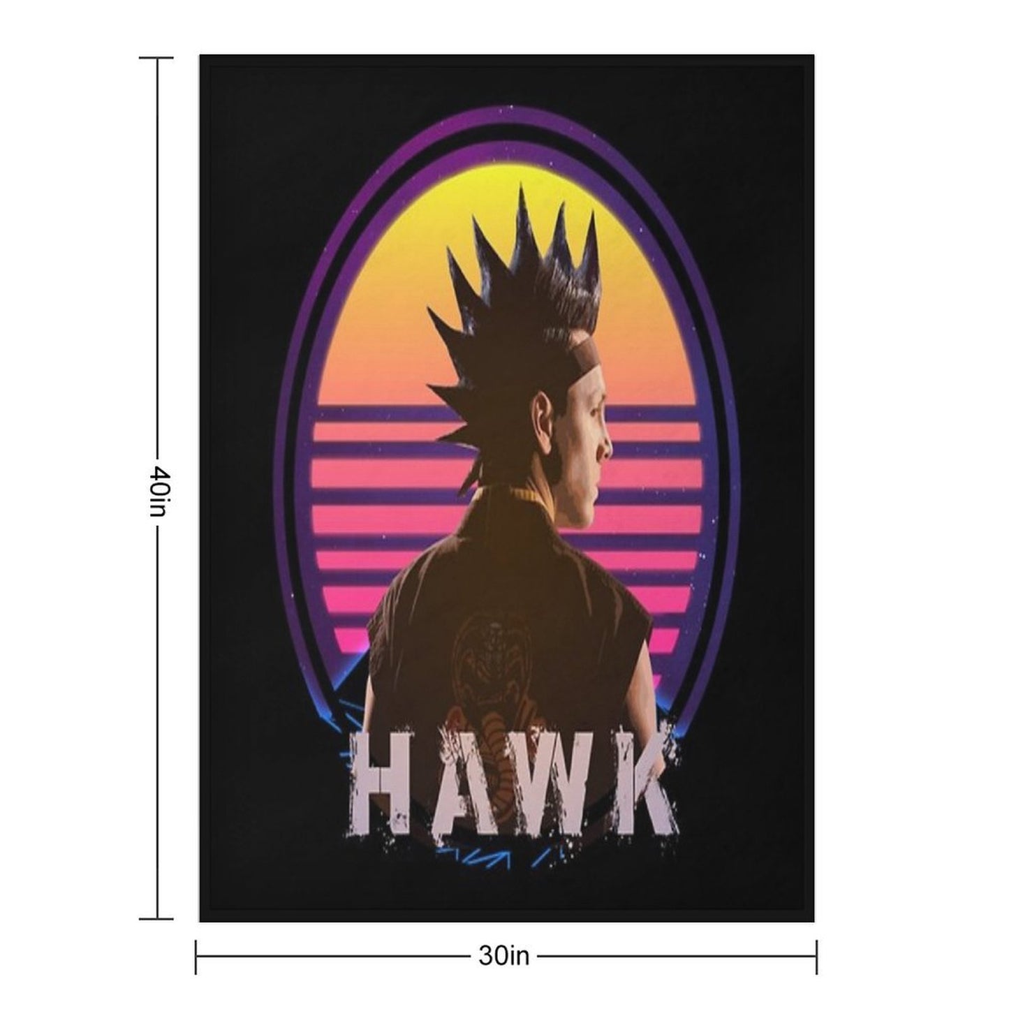 Hawk Shirt Throw Blanket