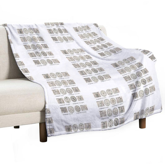 The Watchers - The Archangels Throw Blanket