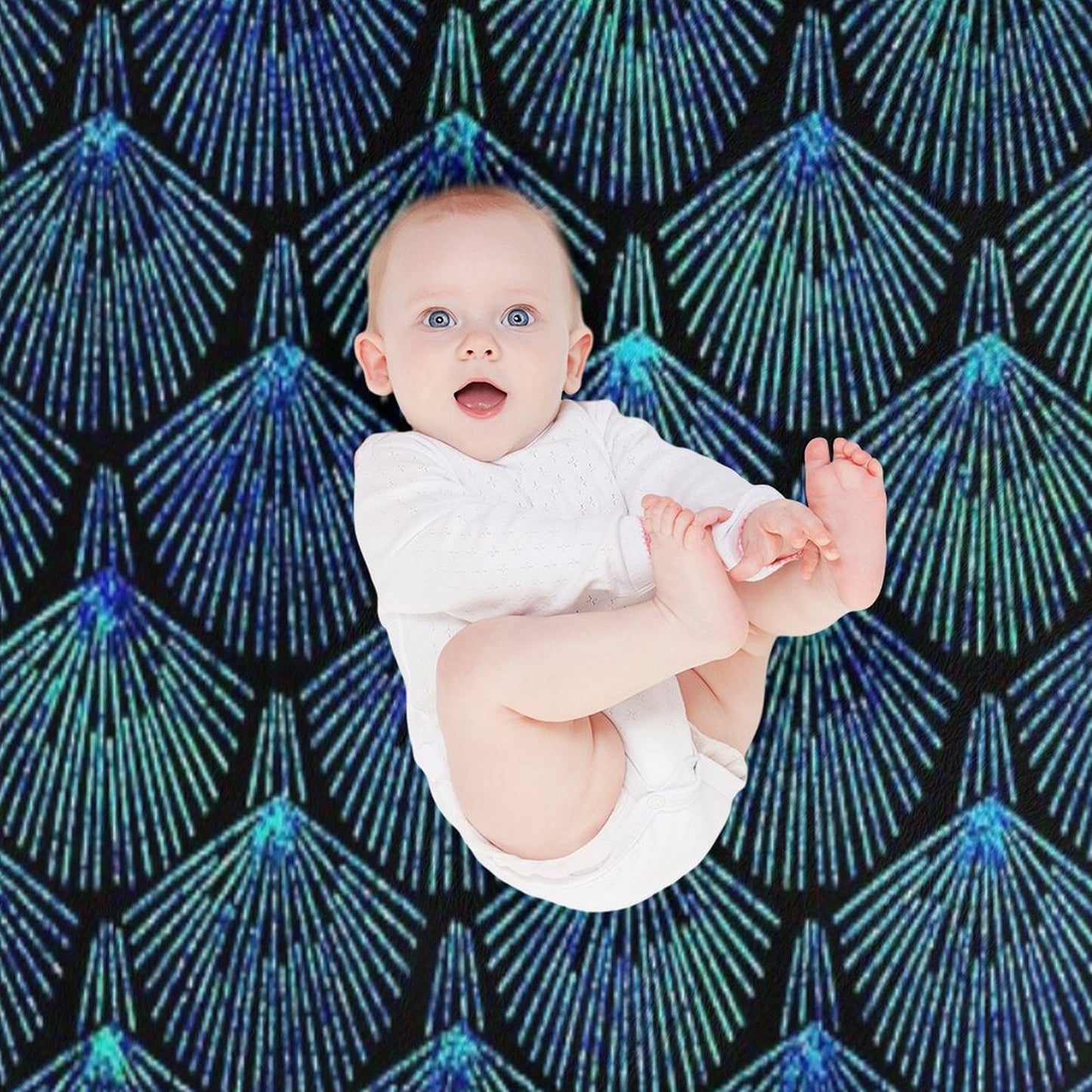 Peacock Throw Blanket
