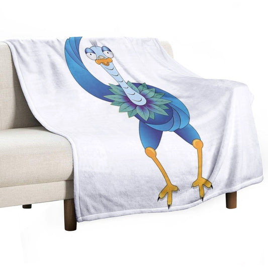 The Weird Bird – Elegance Was Yesterday Throw Blanket